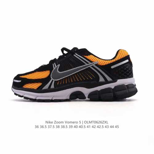 Nike 耐克夏季 Zoom Vomero 5 运动鞋休闲训练跑步鞋。Nike Zoom Vomero 5 男女子运动鞋妥帖包覆足部，提供透气支撑效果。耐穿材料