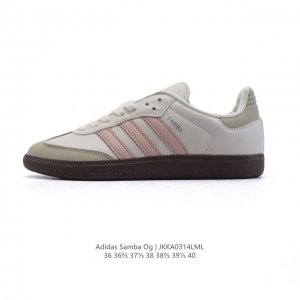 90 阿迪达斯 德训鞋 Adidas Originals Samba Og Shoes 经典运动鞋小白鞋「T头鞋」女鞋 彰显休闲摩登风情的时尚经典鞋。它诞生于5