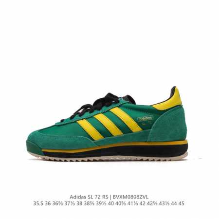 阿迪达斯adidas Sl 72 Shoes 经典复古薄底运动鞋 T头鞋 三叶草复古休闲跑步鞋休闲运动鞋 这款经典运动鞋携复古型格，来访你的活力日常 采用舒爽尼 - 点击图像关闭