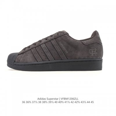阿迪达斯 Adidas Superstar 2025年新款鞋子 经典贝壳头系列 新款休闲板鞋潮流男女士运动鞋 。鞋面皮革拼接材质 标志性的贝壳鞋头，简约的线条。