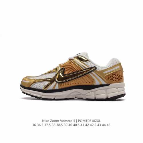 Nike 耐克夏季 Zoom Vomero 5 运动鞋休闲训练跑步鞋。Nike Zoom Vomero 5 男女子运动鞋妥帖包覆足部，提供透气支撑效果。耐穿材料