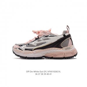 公司级 Off-white品牌运动鞋 时尚小白鞋 厚底增高老爹慢跑鞋 近期流行的潮流穿搭球鞋，从Virgil Abloh设计的标志到小白鞋成为热门单品，ff-W