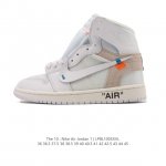 公司级 耐克 Off-White X Nike Air Jordan 1 Retro High Og “Unc” 高帮 联名 Aj1 乔丹1代 Aj1 乔1 乔