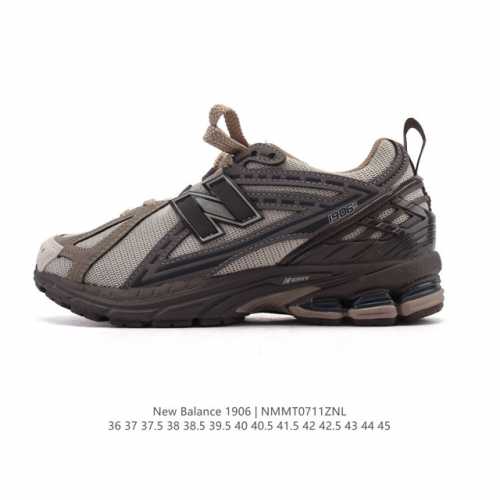 公司级 新百伦 New Balance M1906系列 复古运动鞋单品宝藏老爹鞋款。作为Nb最经典的档案鞋型之一，与 2一样，1906有着Nb最成熟的技术加持和