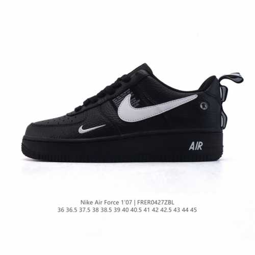 公司级 Af1耐克 Nike Air Force 7 Low 空军一号 小白鞋 厚底增高百搭运动板鞋 原楦头原纸板 打造纯正空军版型，专注外贸渠道 全掌内置蜂窝