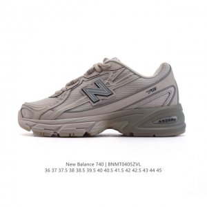 公司级 New Balance Mr740 Nb新百伦系列复古老爹风休闲运动慢跑鞋。采用轻质牛剖革拼接透气网眼衬垫织物鞋面材质 T-Beam大底提供足步弓支撑