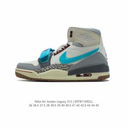耐克 AJ 乔丹 Air Jordan Legacy 312 高帮运动鞋 AJ312 乔312百搭篮球鞋 酷炫混搭，谁人不爱？Air Jordan Legacy - 点击图像关闭