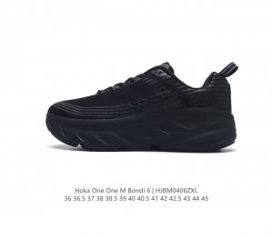 Hoka One One M Bondi 6 邦代6跑鞋 缓冲新境界 时尚轻量跑步鞋 潮流搭配 Hoka One One Bondi 6的中底最厚的地方达到37