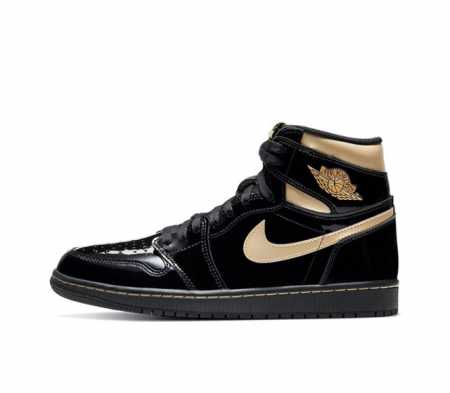 真二层耐克 Nike Air Jordan 1 Retro High Og 乔丹一代aj1 乔1 Aj1 高帮篮球鞋复刻运动鞋 皮面高帮板鞋的设计灵感源自运动夹 - 点击图像关闭