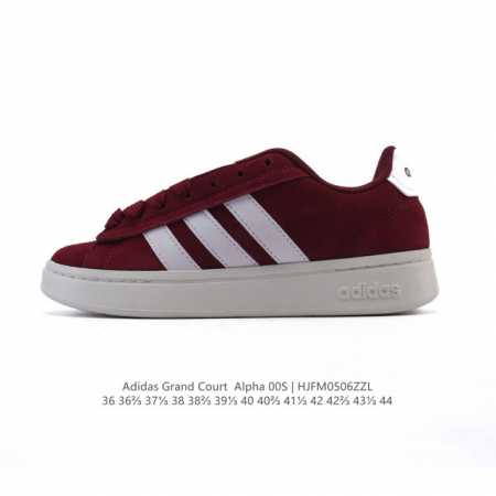新品 阿迪达斯 Adidas男女Grand Court Alpha 00S网球鞋 舒适百搭小白鞋 防滑耐磨 低帮 板鞋 阿迪达斯中性四季款网球训练鞋 Jr054 - 点击图像关闭