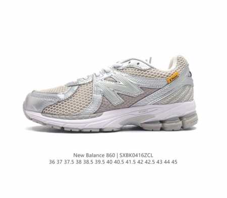 真标 Nb 新百伦 New Balance Ml860 V2 系列复古老爹风休闲运动慢跑。采用丝光猪巴皮革拼接透气网眼织物鞋面t-Beam大底提供足步弓支撑，保 - 点击图像关闭