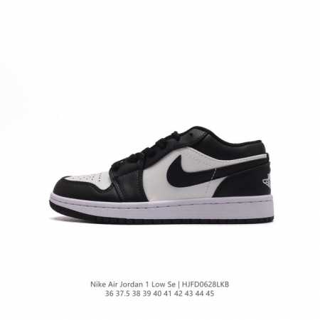 耐克 乔丹Air Jordan 1 Low AJ1 乔1 乔丹1代aj1 低帮复古文化休闲运动篮球鞋。该鞋款从 1985 年元年款汲取设计灵感，焕新演绎简约经典 - 点击图像关闭