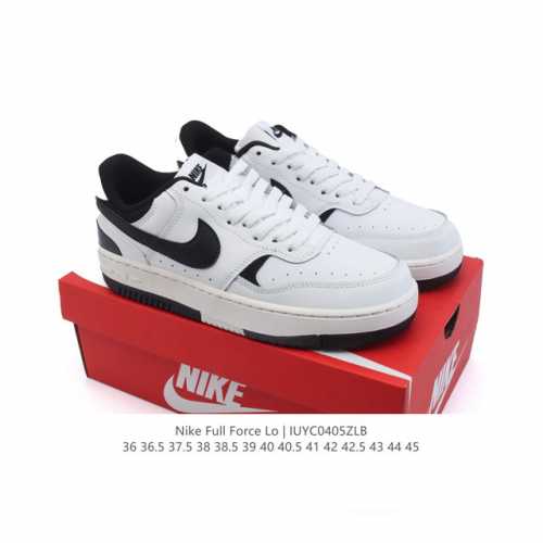 耐克 Nike Gamma Force 防滑减震耐磨低帮复古运动鞋休闲板鞋，Nike Gamma Force 运动鞋采用分层设计，混搭天然皮革和合成材质，焕新经