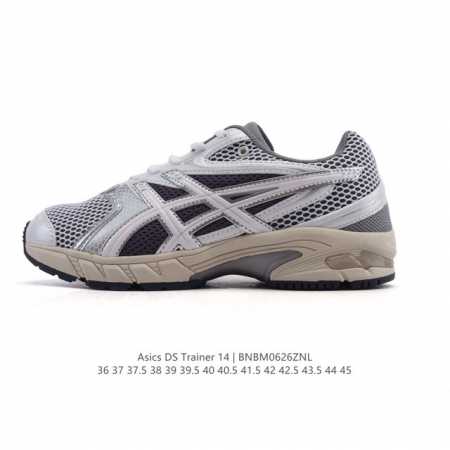 新品公司级 Asics亚瑟士男女通用复古运动休闲运动鞋 老爹鞋 Gel-Ds Trainer 14 时尚运动：Temptation Vacation X Asi - 点击图像关闭
