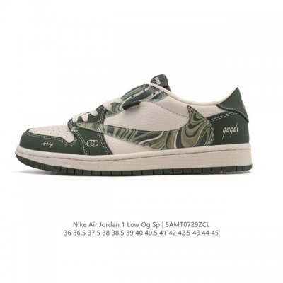 真标 耐克 Nike Air Jordan 1 Low Og Sp Military Blue Aj1乔1倒勾 2025年新款 蛇年新款 低帮篮球鞋 Aj1 乔