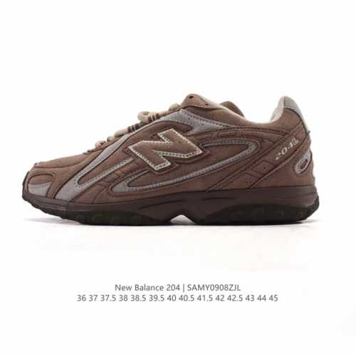 新品公司级 新百伦 2025年新款 New Balance 204L 2025年夏季登场：复古薄底鞋重塑都市运动美学时尚运动跑步鞋，以复古薄底设计与室内足球鞋灵