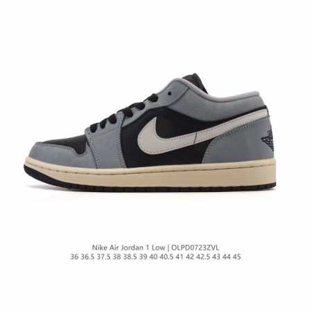 真标 耐克 乔丹Air Jordan 1 Low Aj1 乔1 乔丹1代Aj1 低帮复古文化休闲运动篮球鞋。从1985 年面世的元年款汲取设计灵感，采用简洁大方 - 点击图像关闭