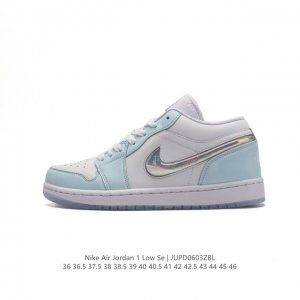 耐克 乔丹air Jordan 1 Low Aj1 乔1 乔丹1代aj1 低帮复古文化休闲运动篮球鞋，从1985 年面世的元年款汲取设计灵感，采用简洁大方的经典