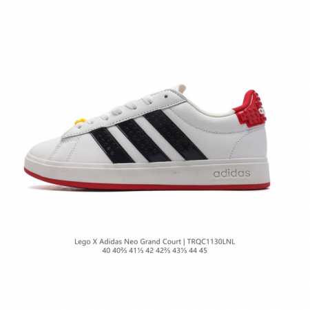 特价 阿迪达斯 Adidaslego 阿迪达 Adidas Neo Grand Court懒蛋蛋联名款小白鞋 男女休闲低帮运动鞋运动休闲鞋，一款经典而简洁的运动 - 点击图像关闭