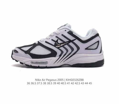 耐克nike Pegasus 2005 复古运动休闲低帮跑步 Pegasus 2005 于 2005 年中期首次亮相 从视觉上看 这款运动鞋与 2002 年的同