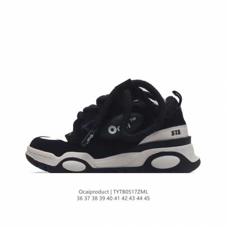 双层原盒 国潮新品 Ocai 复古鞋 Ocaiproduct面包鞋 时尚休闲男女士运动板鞋 。加肥加大的 面包鞋 凭借丑萌却极具个性和辨识度的外观，正在火速升温 - 点击图像关闭