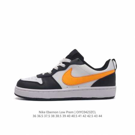 头层公司级耐克Nike EBERNON LOW男女子简版空军复古休闲板鞋运动休闲鞋。采用合成革鞋面，方便清洗，搭配侧面与后跟处的品牌标识，低鞋口设计，赋予脚踝灵 - 点击图像关闭