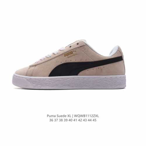 彪马Puma Suede Xl 低帮复古轻便透气防滑减震休闲鞋 小白鞋 厚底增高运动板鞋 类型：男女鞋 尺码: 36-45 货号：398708-01 编码：Wq