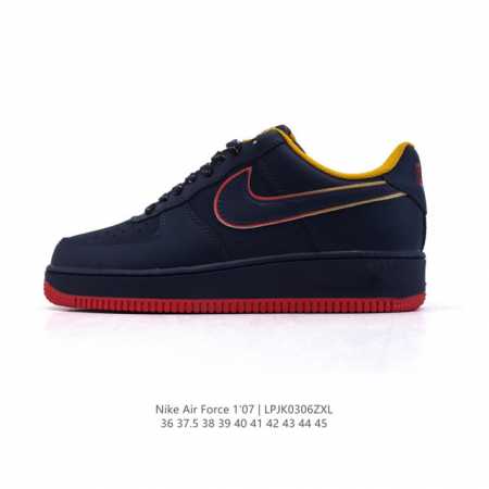 160 耐克 Nike Air Force 1 '07 Low 2025新年新款 空军一号含气垫 小白鞋 低帮百搭厚底增高休闲运动板鞋。柔软、弹性十足的缓震性能 - 点击图像关闭