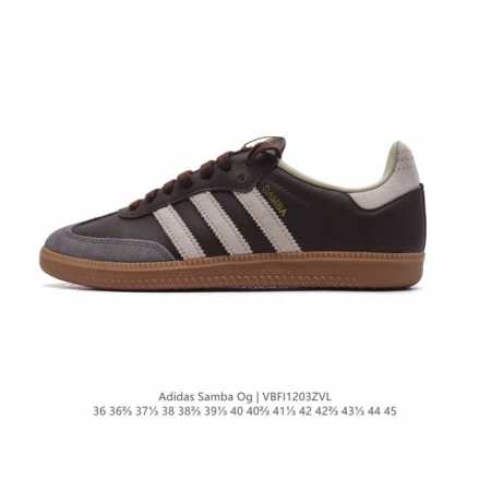 阿迪达斯 德训鞋 Adidas Originals Samba Og Shoes 经典运动鞋小白鞋 T头鞋 男女板鞋 彰显休闲摩登风情的时尚经典鞋。它诞生于50 - 点击图像关闭