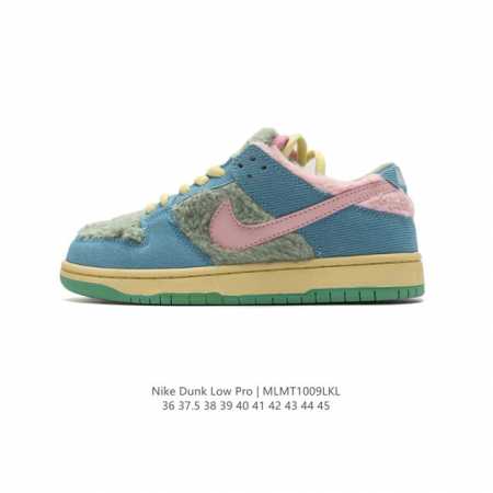 耐克nike Dunk Low 板鞋 Sb系列经典百搭休闲运动板鞋加厚鞋舌的填充，使舒适性大大提升，同时也更方便穿脱中底部分则加入了脚感柔软舒适zoomair气 - 点击图像关闭