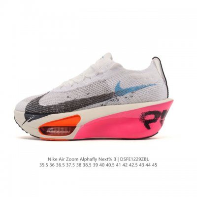 公司级 耐克 Nike Air Zoom Alphafly Next% 3代 马拉松三代 原标原盒真碳纤维 真Zoom X 气垫正确版型！鞋面采用更轻质更透气的