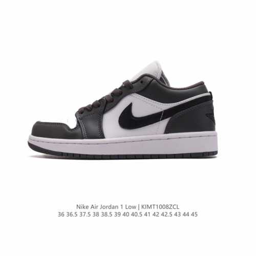 真标 耐克 乔丹air Jordan 1 Low Aj1 乔1 乔丹1代aj1 低帮复古文化休闲运动篮球鞋。从1985 年面世的元年款汲取设计灵感，采用简洁大方