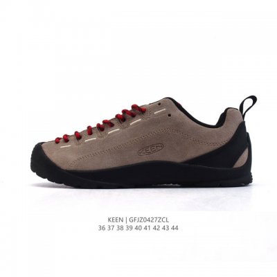 美国人气户外品牌-科恩Keen Jasper Rocks Sp贾斯珀都市系列复古低帮系带户外风露营徒步登山运动训练鞋 原楦型开发纸版，采用固色翻毛皮鞋面材质，内