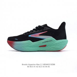 200 【公司级】布鲁克斯Brooks马拉松竞速专业跑步鞋透气缓震男鞋 Hyperion Max 2 旋风 【男/平衡】烈风2采用布鲁克斯全新升级后的中底技术，