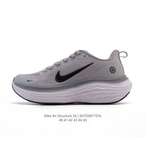 新品 耐克 Nike Zoomstructure 26运动舒适减震防滑耐磨低帮碳板训练跑步鞋男款厚底增高老爹运动鞋，这款跑鞋专为热爱跑步、追求稳定与缓震效果的跑