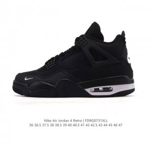 公司级 真标 耐克 Nike Air Jordan 4 Retro Og迈克尔 乔丹Aj4代乔4 中帮复古休闲运动文化篮球鞋。秉承轻量化的速度型篮球鞋设计思想完