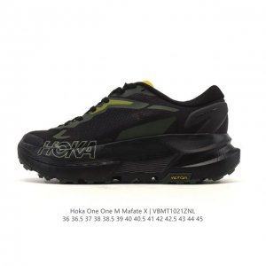新品公司级 Hoka One One 男女士 Mafate X 马法特X 越野跑鞋 厚底增高运动鞋 老爹鞋 Mountain Fog 20 12 Us它是一款长