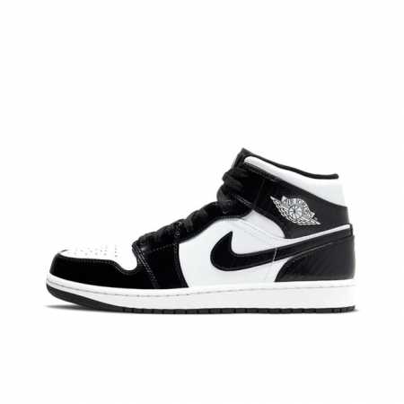 真二层耐克 Nike Air Jordan 1 Retro High Og 乔丹一代aj1 乔1 Aj1 高帮篮球鞋复刻运动鞋 皮面高帮板鞋的设计灵感源自运动夹 - 点击图像关闭