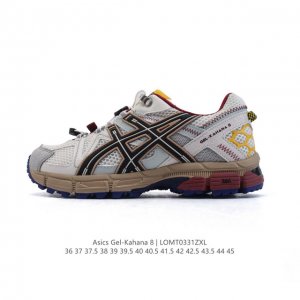 Asics 亚瑟士 Gel-Kahana 8 男女鞋越野跑步鞋抓地稳定运动鞋缓震耐磨跑鞋。Gel-Kahana系列为实用级越野跑鞋，融合机能和户外潮流强势回归，