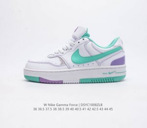 耐克 Nike Gamma Force 防滑减震耐磨低帮复古运动鞋休闲板鞋 Nike Gamma Force 运动鞋采用分层设计 混搭天然皮革和合成材质 焕新经