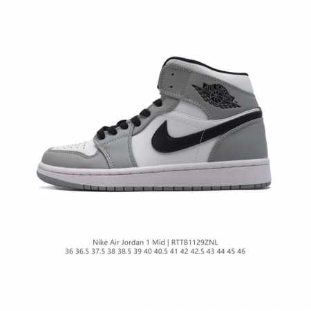 公司级 耐克 Nike Air Jordan 1 Mid 男女子篮球鞋时尚轻盈板鞋aj1乔1运动鞋 乔丹一代 高帮复古休闲篮球鞋 。Air Jordan 1 M - 点击图像关闭