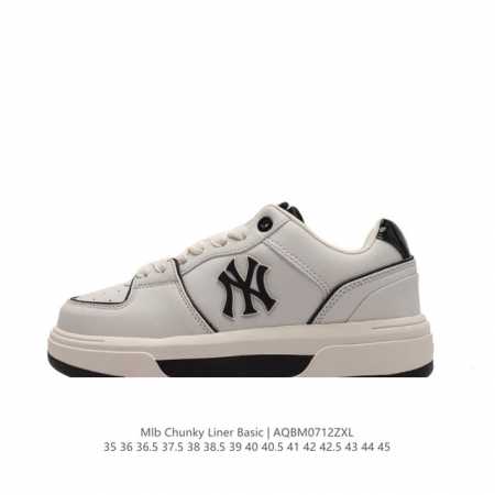 Mlb Chunky Liner Basic 人气单品学长鞋系列轻量增高厚底百搭休闲运动板鞋 男女轻便胶鞋 高级街头休閒品牌鞋。Mlb Chunky Liner - 点击图像关闭