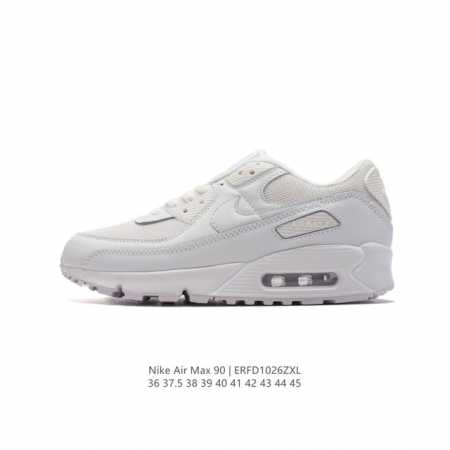 NIKE耐克运动鞋 Air max 90 健身运动跑鞋休闲鞋 复古风十足！Air Max 90 作为 Nike 旗下最经典的鞋型之一，凭借着百搭的造型，获得众多 - 点击图像关闭