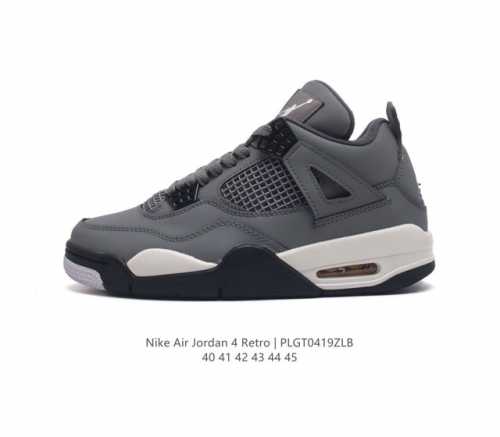 耐克 Nike Air Jordan 4 Retro Og迈克尔 乔丹aj4代乔4 中帮复古休闲运动文化篮球鞋。秉承轻量化的速度型篮球鞋设计思想完成设计，降低重