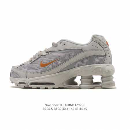 耐克 Nike Shox Tl 男女子运动鞋厚底增高老爹鞋，令机械力学缓震性能跃升新层次。采用透气网眼鞋面和全掌型 Nike Shox 技术，革新演绎经典 20 - 点击图像关闭