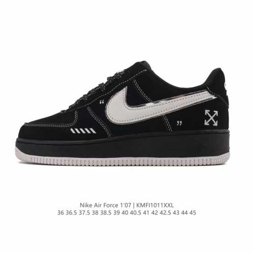 公司级 Af1耐克 Nike Air Force 1 ‘07 Low 空军一号 厚底增高百搭运动板鞋 原楦头原纸板 打造纯正空军版型，专注外贸渠道 全掌内置蜂窝