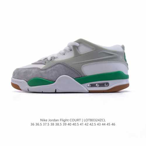 170 耐克 Nike 乔丹 Jordan Flight Court 时尚休闲 防滑耐磨 低帮运动鞋 复古篮球鞋 男女同款 Jordan「新鞋型」又来了！新配色