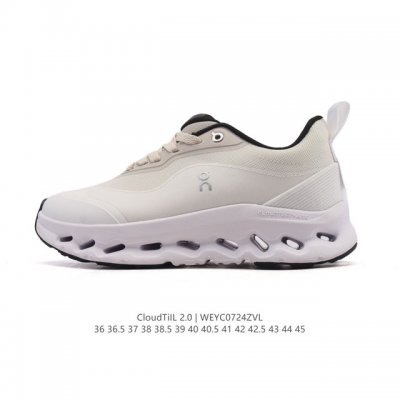 昂跑 On 训练鞋Cloudtitl 2.0 新品男女同款防水缓震徒步鞋 厚底增高运动老爹鞋。缓震性能提升：Cloudtilt 2.0采用了先进的缓震技术，能够