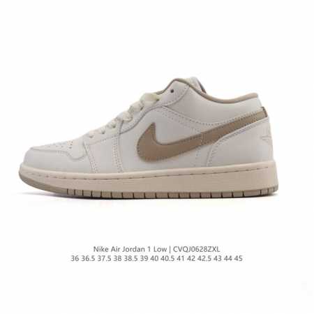 耐克 乔丹Air Jordan 1 Low Aj1 乔1 乔丹1代Aj1 低帮复古文化休闲运动篮球鞋。从1985 年面世的元年款汲取设计灵感，采用简洁大方的经典 - 点击图像关闭