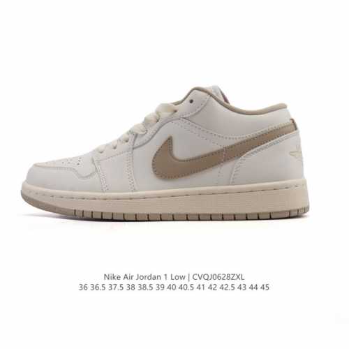 耐克 乔丹Air Jordan 1 Low Aj1 乔1 乔丹1代Aj1 低帮复古文化休闲运动篮球鞋。从1985 年面世的元年款汲取设计灵感，采用简洁大方的经典